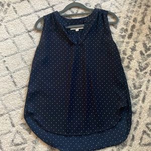 Loft sleeveless blouse